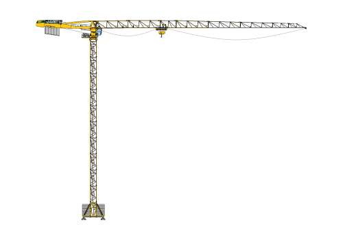 POTAIN MDT 269 J10 Cranes with 0-50 HP Range & Has Cranes Type